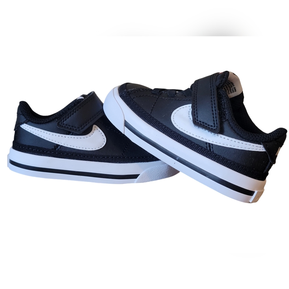 Nike Court Legacy Shoes  Black/White DA5382-002 Toddler Size Brand New
